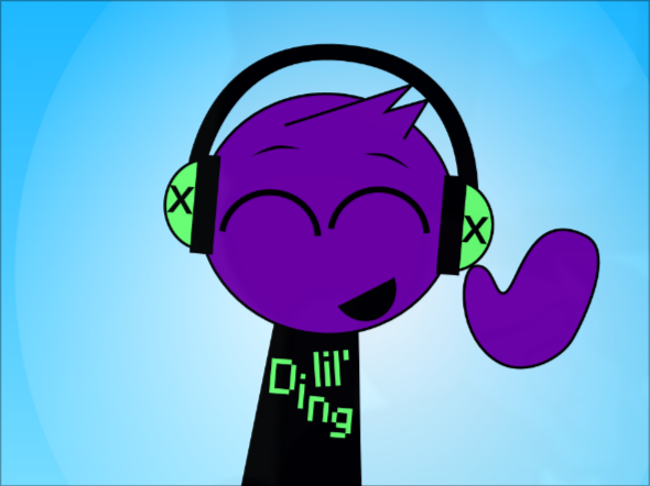 Waving Lil Ding